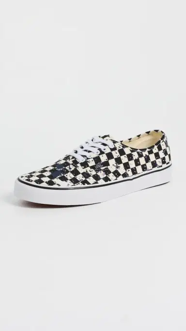 Vans Authentic Sneakers Splatter Checkerboard/Multi | Thumbnail 2 Vans Authentic Sneakers Splatter Checkerboard/Multi | Thumbnail 2
