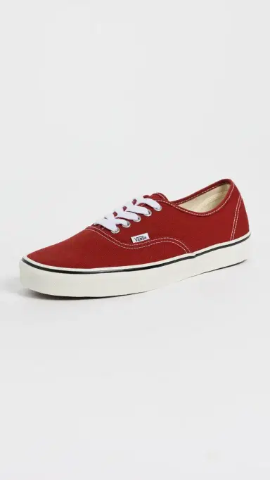 Vans Authentic Sneakers Duck Canvas Poppy Ember Red | Thumbnail 2