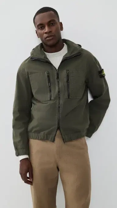 Stone Island Ripstop Hooded Jacket Coal Grey S | Thumbnail 2