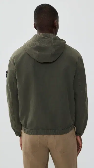 Stone Island Ripstop Hooded Jacket Coal Grey S | Thumbnail 3