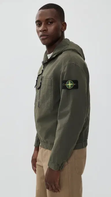 Stone Island Ripstop Hooded Jacket Coal Grey S | Thumbnail 4