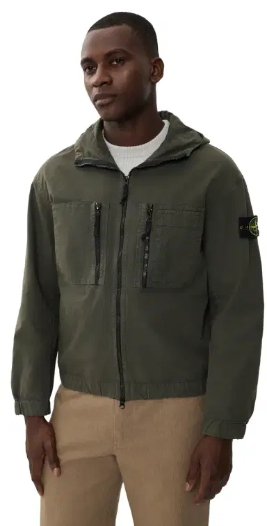 Stone Island Ripstop Hooded Jacket Coal Grey S | Thumbnail 1