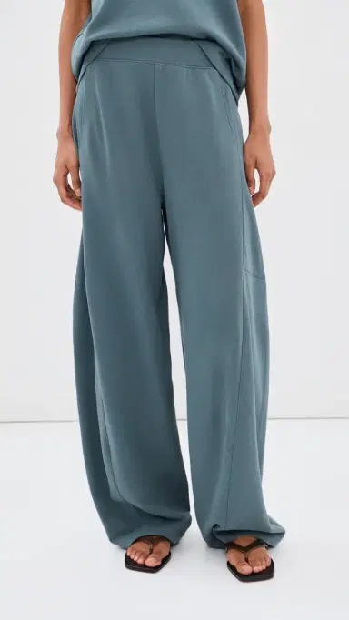 Tibi ightweight Winslow Sweatpants Blue Grey | Thumbnail 2
