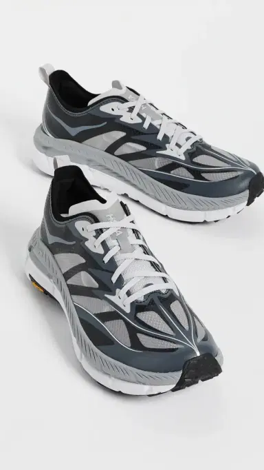 Hoka Mafate Speed 4 Lite Sneakers Black/Stardust 8 | Thumbnail 4