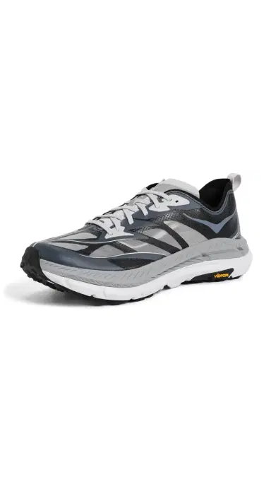 Hoka Mafate Speed 4 Lite Sneakers Black/Stardust 8 | Thumbnail 6