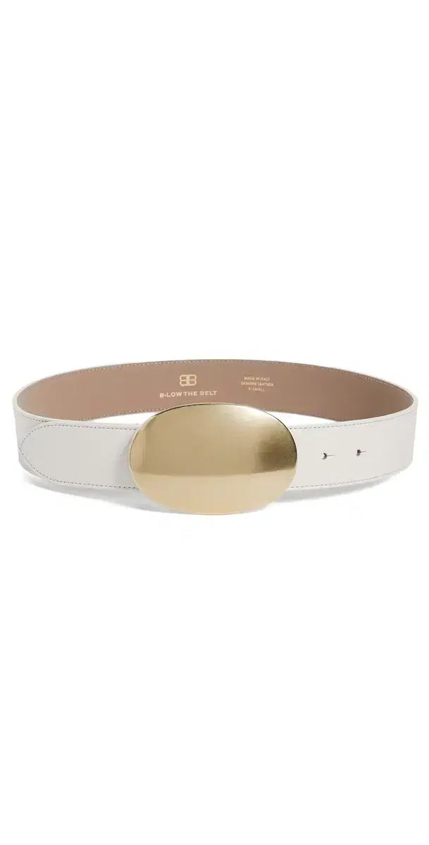 B-Low The Belt Myra eather Belt Gesso/Brass