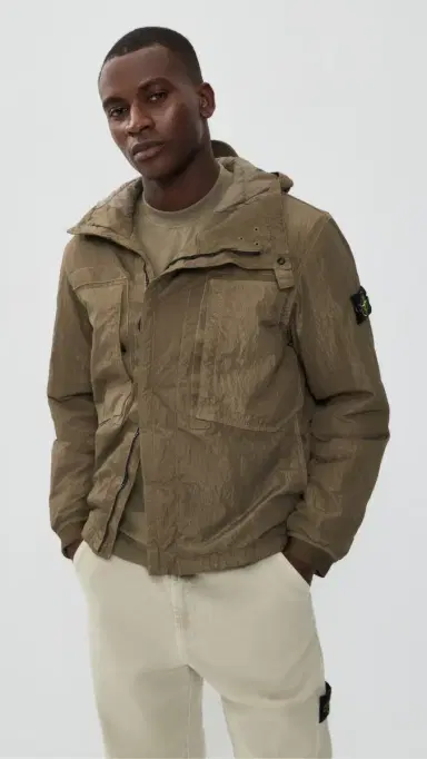 Stone Island Short Hooded Parka Military Green | Thumbnail 2 Stone Island Short Hooded Parka Military Green | Thumbnail 2
