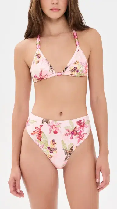 PatBo Orchid Bloom Bikini Bottoms Rose | Thumbnail 4 PatBo Orchid Bloom Bikini Bottoms Rose | Thumbnail 4