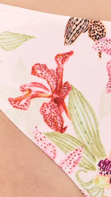 PatBo Orchid Bloom Bikini Bottoms Rose | Thumbnail 5 PatBo Orchid Bloom Bikini Bottoms Rose | Thumbnail 5