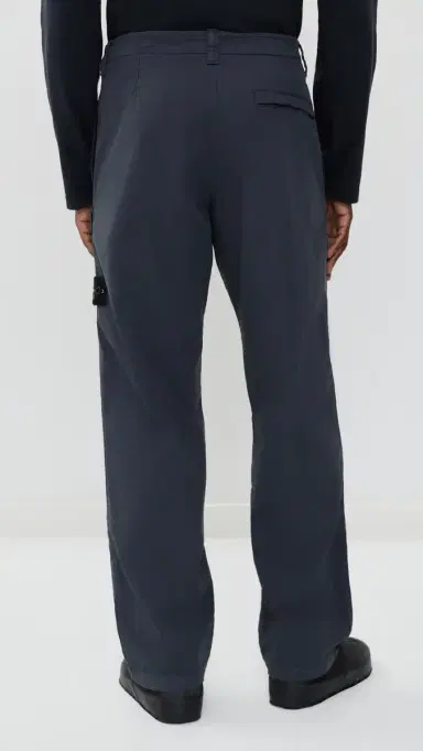 Stone Island Stretch Cotton Pants Navy Blue 34 | Thumbnail 3