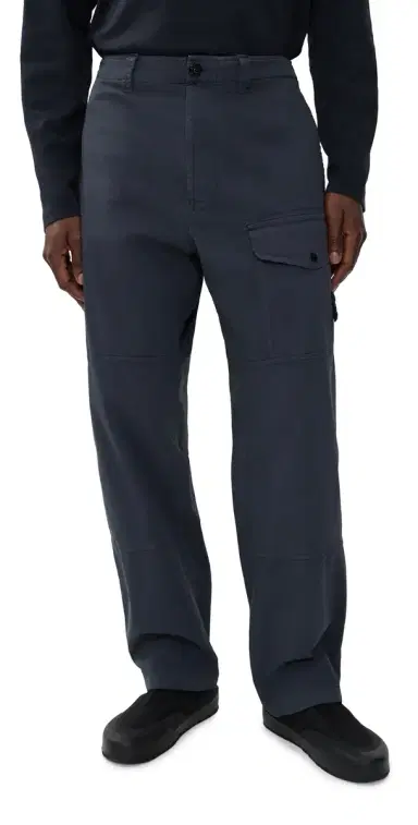 Stone Island Stretch Cotton Pants Navy Blue 34 | Thumbnail 1