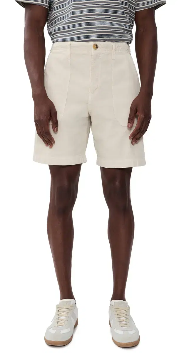 PS Paul Smith Relaxed Corduroy Fit Shorts Natural