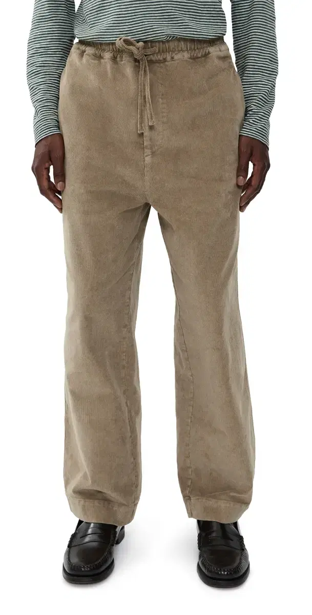OFFICINE GÉNÉRALE Fernand Washed Corduroy Pants Faded Ginger