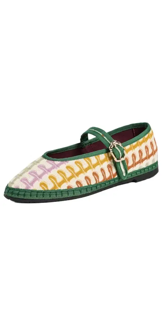 Flabelus Pierre Twist Mary Jane Flats