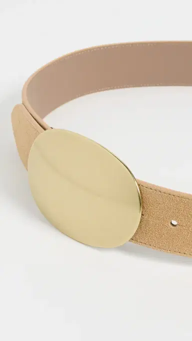 B-Low The Belt Myra Suede Belt Light Camel Brass M | Thumbnail 5