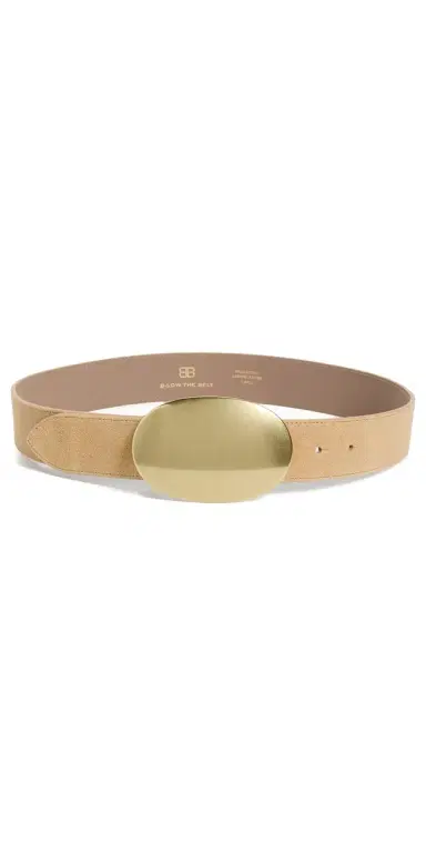 B-Low The Belt Myra Suede Belt Light Camel Brass M | Thumbnail 1