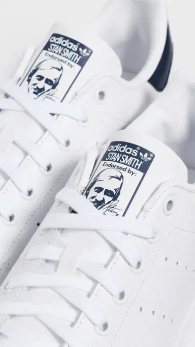 Adidas Stan Smith Sneakers White/Dark Blue 7 | Thumbnail 5