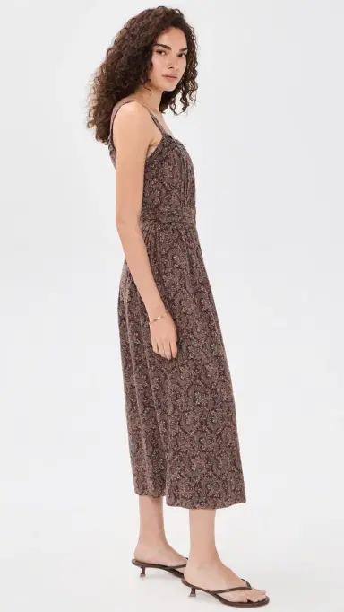 PAIGE Temecula Dress Dark Brown Multi 6 | Thumbnail 4 PAIGE Temecula Dress Dark Brown Multi 6 | Thumbnail 4