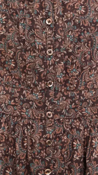 PAIGE Temecula Dress Dark Brown Multi 6 | Thumbnail 6 PAIGE Temecula Dress Dark Brown Multi 6 | Thumbnail 6