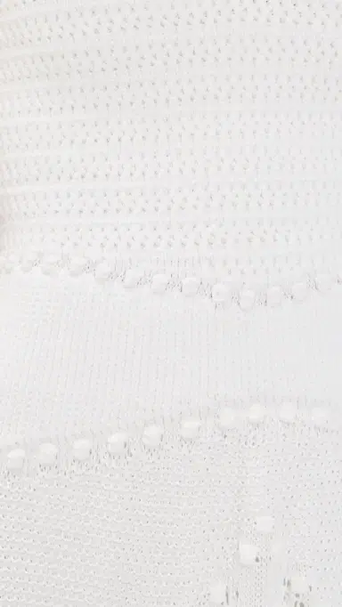 Farm Rio Palm Tree Knit Midi Dress Off-White L | Thumbnail 6