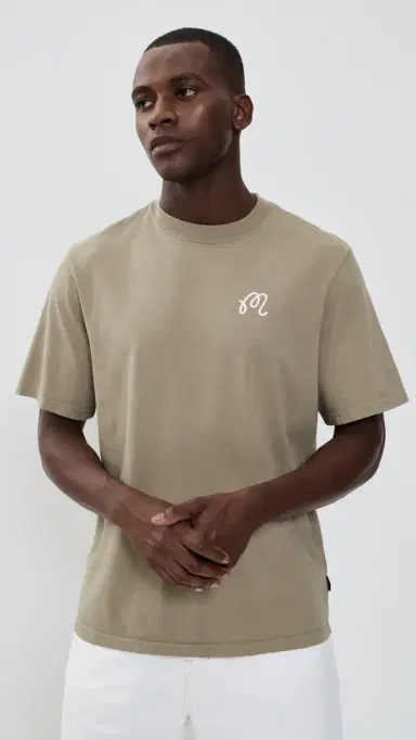 Malbon Bermuda Palms Tee Taupe M | Thumbnail 3