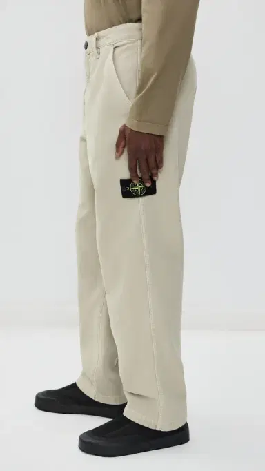 Stone Island Panama Weave Chino Pants Sand 38 | Thumbnail 4