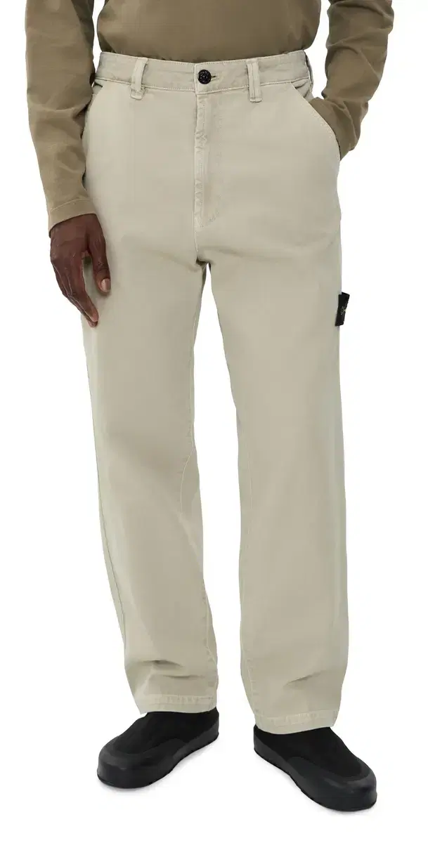 Stone Island Panama Weave Chino Pants Sand