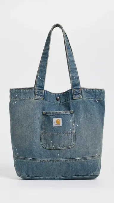Carhartt WIP Denim Tote Bag | Thumbnail 2 Carhartt WIP Denim Tote Bag | Thumbnail 2