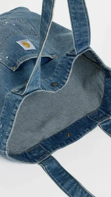 Carhartt WIP Denim Tote Bag | Thumbnail 6 Carhartt WIP Denim Tote Bag | Thumbnail 6