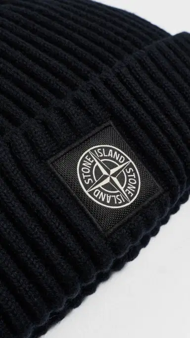 Stone Island Rib Knit Beanie | Thumbnail 3
