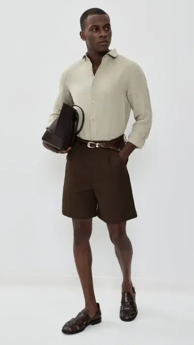 Frescobol Carioca Antonio Linen Shirt | Thumbnail 5 Frescobol Carioca Antonio Linen Shirt | Thumbnail 5