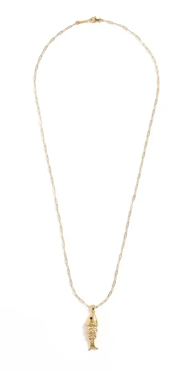 Koi Necklace Garnet One Size