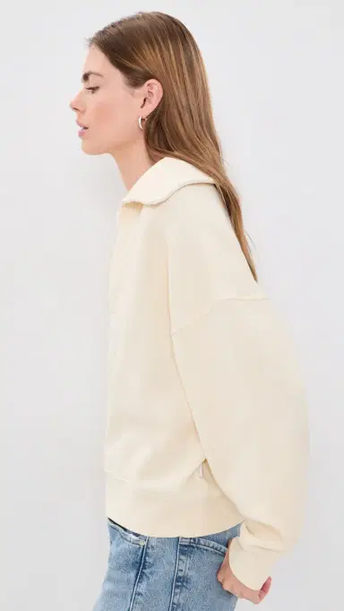 Citizens of Humanity Trapeze Pullover Cream | Thumbnail 4 Citizens of Humanity Trapeze Pullover Cream | Thumbnail 4