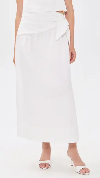 ROAME. Dixie Tie Skirt White L | Thumbnail 2 ROAME. Dixie Tie Skirt White L | Thumbnail 2