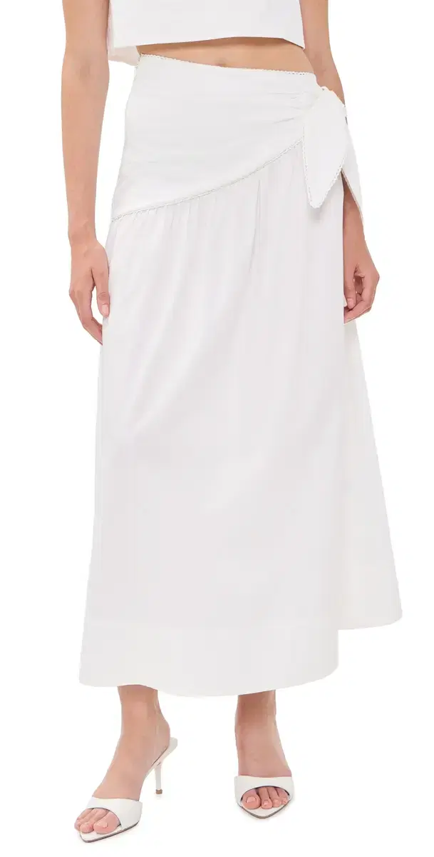 ROAME Dixie Tie kirt White