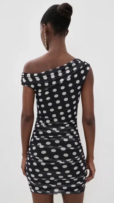 AFRM Chaska Dress Antique Noir Dot | Thumbnail 3