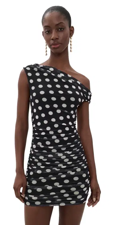 AFRM Chaska Dress Antique Noir Dot | Thumbnail 1