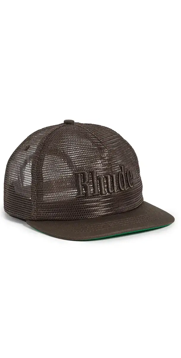 Rhude Logo Mesh Hat Brown One Size