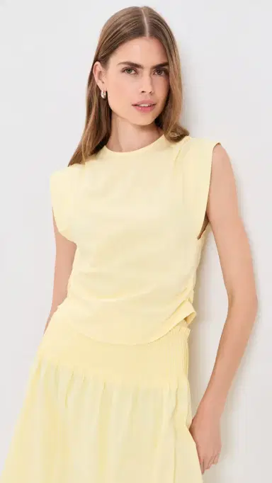 SIR. SIR. Rochelle Tie Back Top Pale Yellow 1 | Thumbnail 2