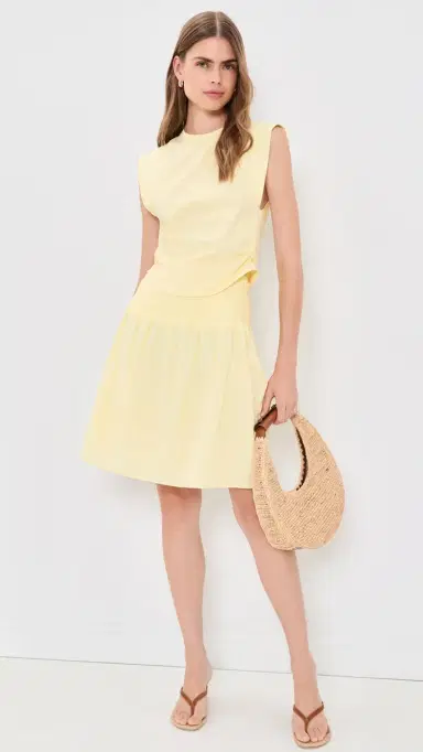 SIR. SIR. Rochelle Tie Back Top Pale Yellow 1 | Thumbnail 5