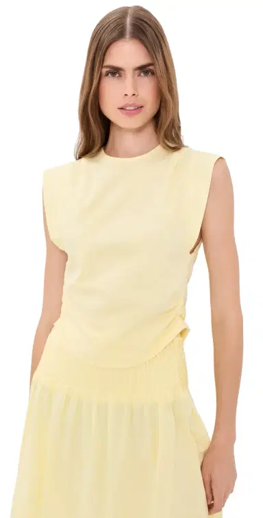 SIR. SIR. Rochelle Tie Back Top Pale Yellow 1 | Thumbnail 1