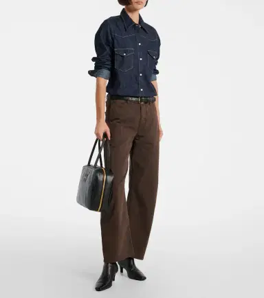 Nili Lotan Travis denim shirt | Thumbnail 4 Nili Lotan Travis denim shirt | Thumbnail 4