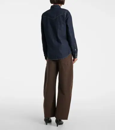 Nili Lotan Travis denim shirt | Thumbnail 5 Nili Lotan Travis denim shirt | Thumbnail 5