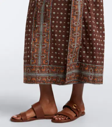 DÔEN Dôen Amarante printed cotton voile midi dress | Thumbnail 2 DÔEN Dôen Amarante printed cotton voile midi dress | Thumbnail 2