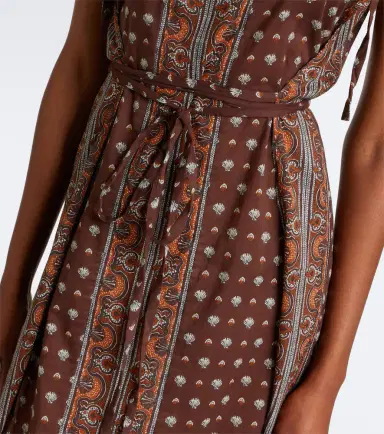 DÔEN Dôen Amarante printed cotton voile midi dress | Thumbnail 3 DÔEN Dôen Amarante printed cotton voile midi dress | Thumbnail 3