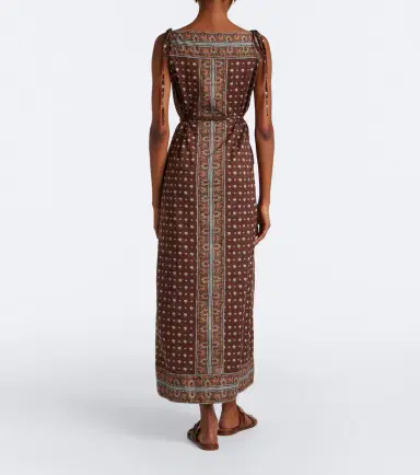 DÔEN Dôen Amarante printed cotton voile midi dress | Thumbnail 6 DÔEN Dôen Amarante printed cotton voile midi dress | Thumbnail 6
