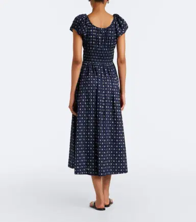 DÔEN Dôen Quinn printed cotton poplin midi dress | Thumbnail 3 DÔEN Dôen Quinn printed cotton poplin midi dress | Thumbnail 3