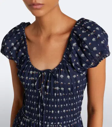 DÔEN Dôen Quinn printed cotton poplin midi dress | Thumbnail 6 DÔEN Dôen Quinn printed cotton poplin midi dress | Thumbnail 6
