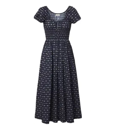 DÔEN Dôen Quinn printed cotton poplin midi dress | Thumbnail 1 DÔEN Dôen Quinn printed cotton poplin midi dress | Thumbnail 1
