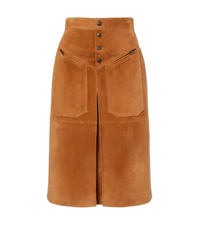 Chloe Chloé Suede midi skirt